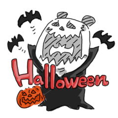 Skeleton Bear Halloween Party