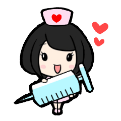Pretty nurse Sticker 1