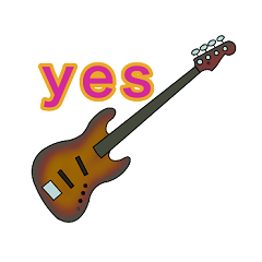 Sticker of world Electric Bass Guitar