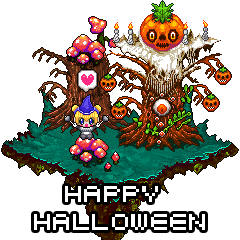 pixel animated stickers (Halloween Day1)