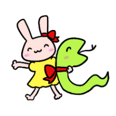 Rabbit and Snake in the Japanese zodiac