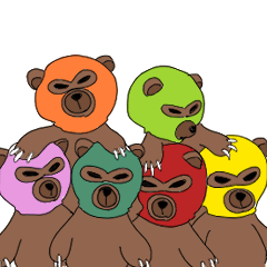 colorful bears og