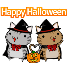 Cat ASHver kitten's Halloween party
