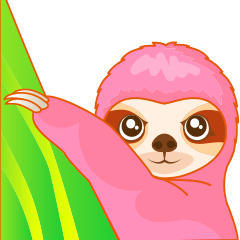 Pink sloth