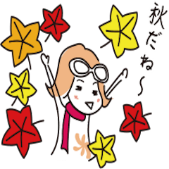 Manami's Daily Sticker autumn Ver.