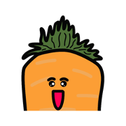 Carrot Sticker.