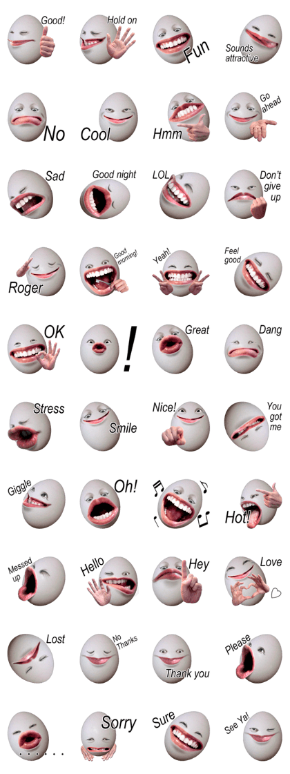 Little horror Egg Man