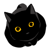 The frank and capricious black cat