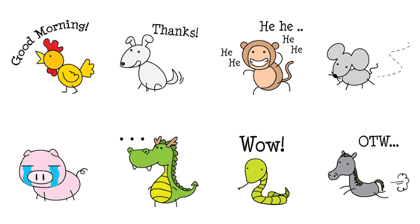 Simple Cute Animals