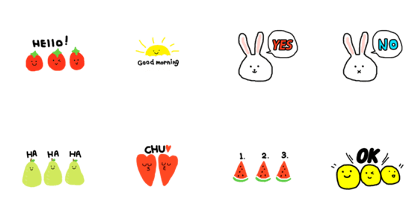 Fruits and vegetables daily
