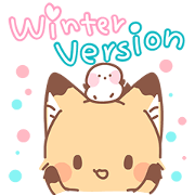 Fox and winter version (New Year)