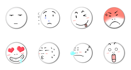 the face stickers