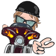 I LOVE American Motorcycle!! for Girl 2