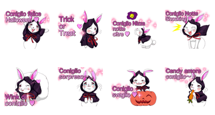 Lovely Halloween ~Cute Rabbit ~Italian
