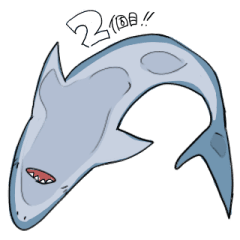 Shark Is Cute We Love Shark 2 Line Stickers Line Store Shark Is Cute We Love Shark 2 Line Stickers Line Store