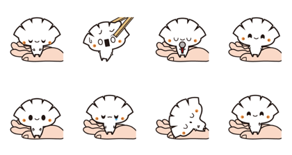 Hand paste gyoza