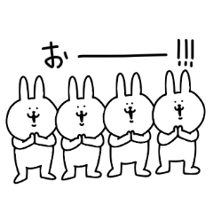 It is the reaction of the rabbit