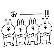 It is the reaction of the rabbit