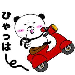 Kumasuke has got a scooter