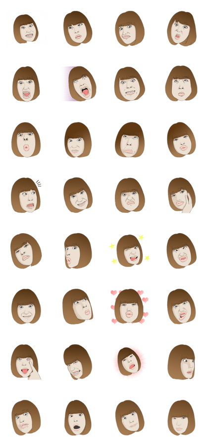 Girl The Faces
