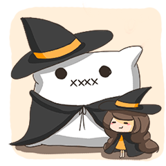 Mr. Pillow & Tini - Halloween