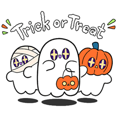 Ghosts are everywhere! : Halloween