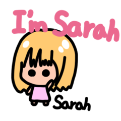 Sticker for Sarah