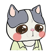 sad face cat