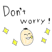 Greeting of handsome boy stickers