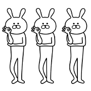 Cheeky rabbit 1