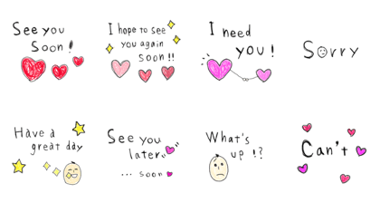 like or love of greeting stickers
