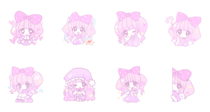 Twin Ribbon Girl