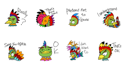 Colorful Chicken English
