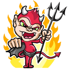 Red Devil Monkey-Trick or Treat