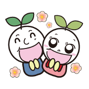 Jin-kun & Non-chan sticker