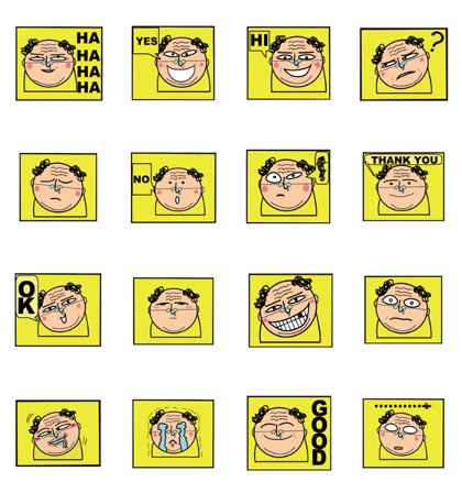 yellow old man
