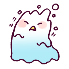 Ghost Parakeet Melty and Roo
