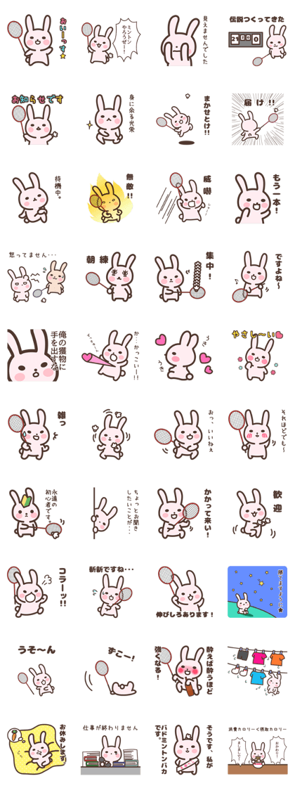 Badminton Rabbit 3