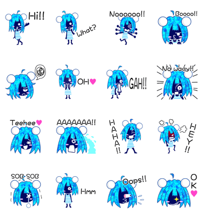 JUST BLUE GIRL (English)