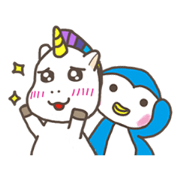 Unee & Penwen (Unicorn & Penguin)
