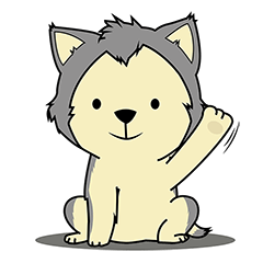 HUSKy Cuteness - Huskies emoji stickers