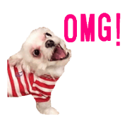 lovely doggie sticker