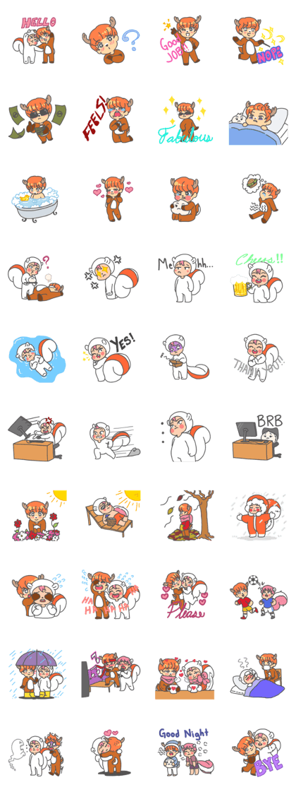 DearLu and Hamstersquirrel