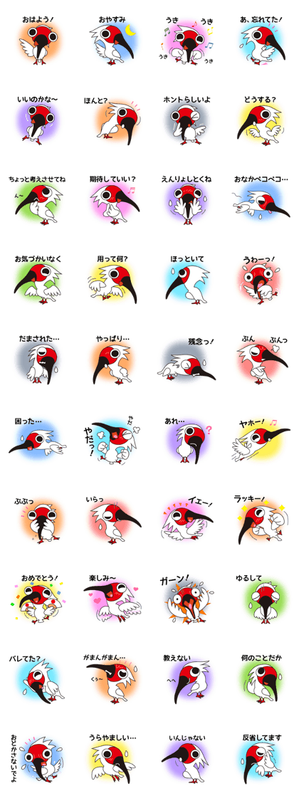 Japanese crested ibis Tokisa 2