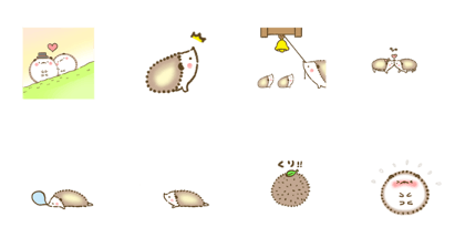Cute hedgehog of animation