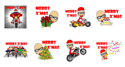 I LOVE American Motorcycle!! X'mas ver.