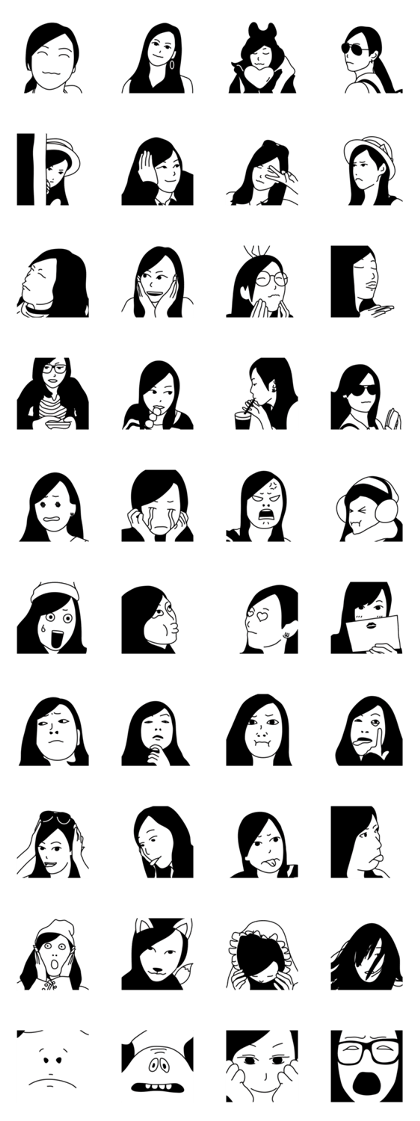 My Girlfriend's Faces
