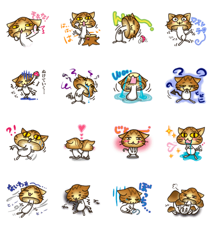 Mashuroom like a cat.KINEKO