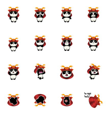 SAMURAI PANDA BEAR 2 (animated)