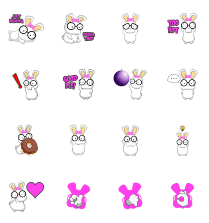 NERDY BUNNY 2 (animated)